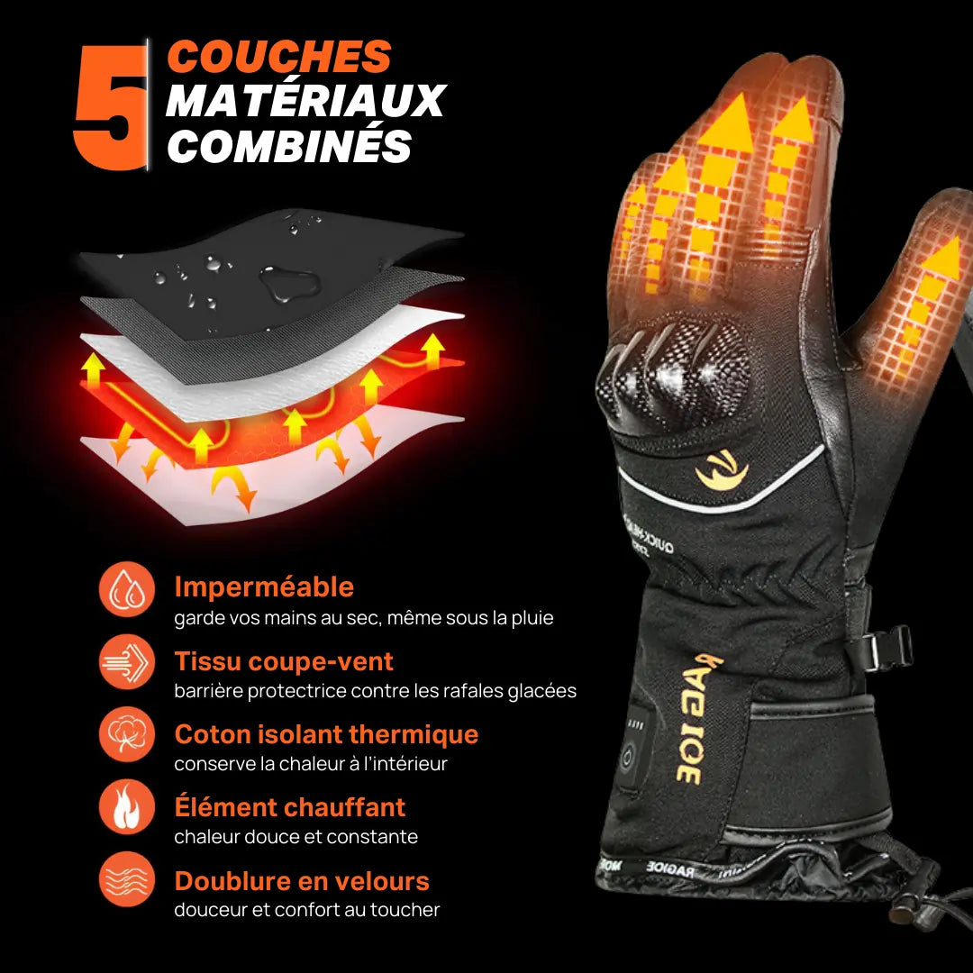 Heatcore Titan 3 - Gants chauffants moto