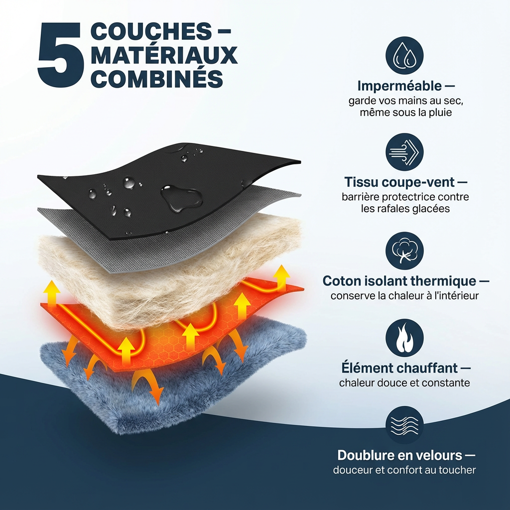 Nordix Light R™ - Gants chauffants