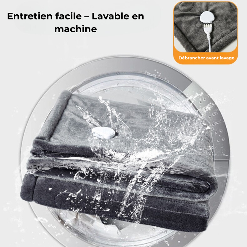 Couverture chauffante - Gris