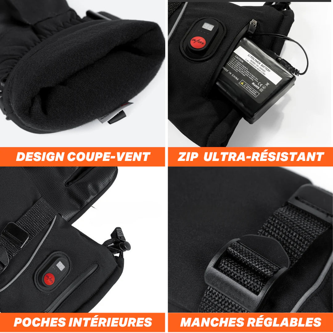 Heatcore Shark 3 - Gants chauffants 7.4V