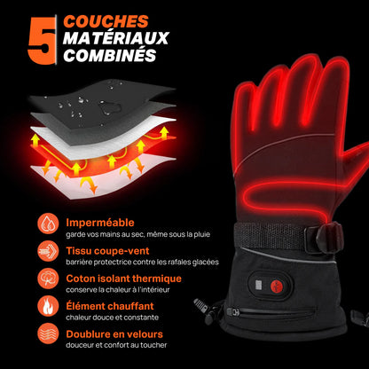 Heatcore Shark 3 - Gants chauffants 7.4V