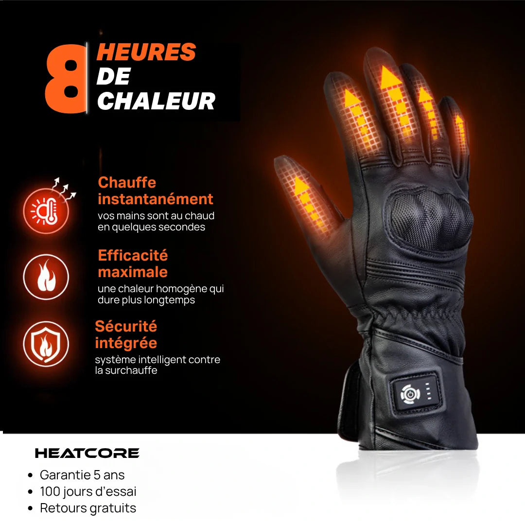 Heatcore Xera 5 - Gants chauffants moto