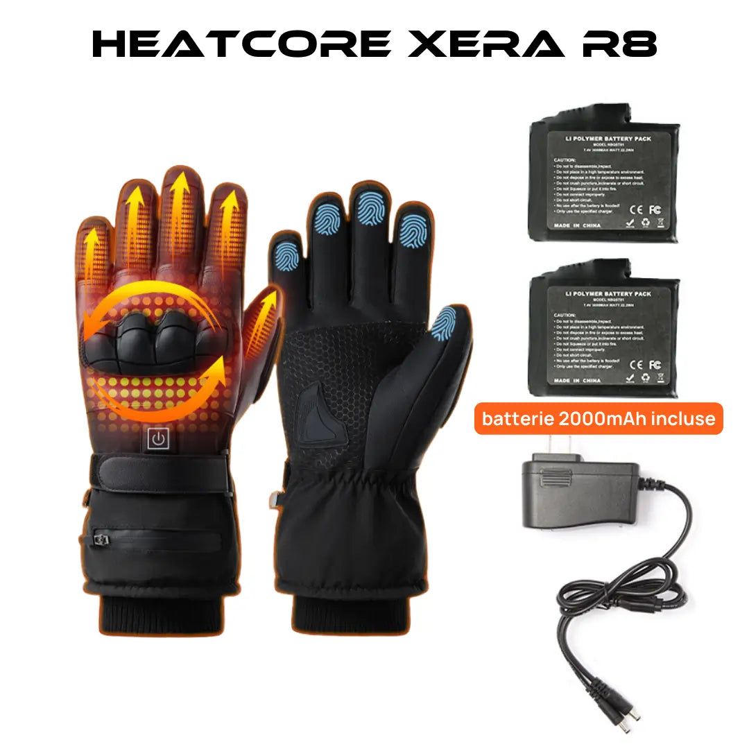 Heatcore Xera R8 - Gants chauffants moto