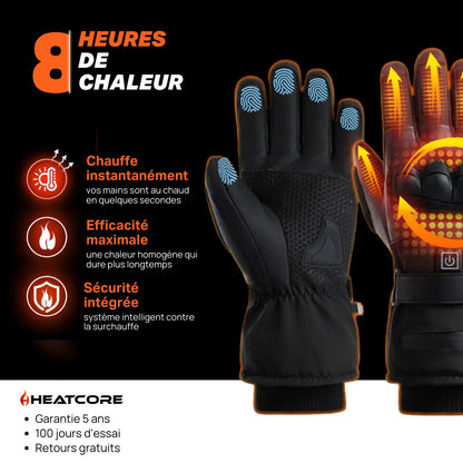 Heatcore Xera R8 - Gants chauffants moto