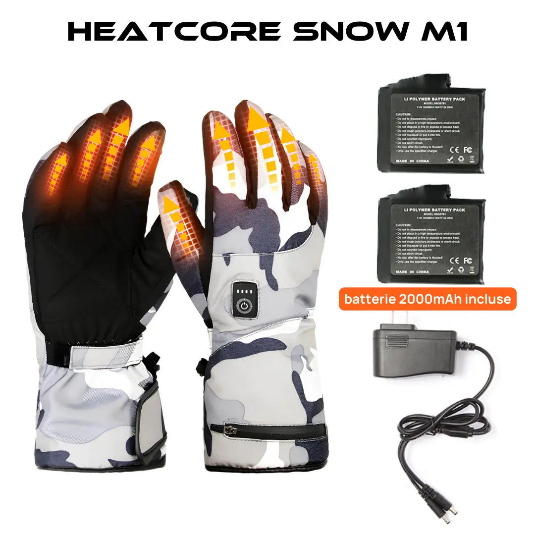 Heatcore™ Arctic Camo X5 – Gants Chauffants Camouflage