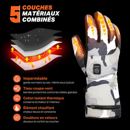 Heatcore™ Arctic Camo X5 – Gants Chauffants Camouflage