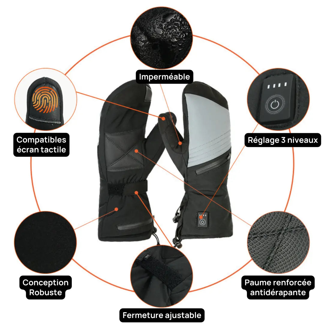 Heatcore™ Snow M1 – Gants Chauffants Grand Froid