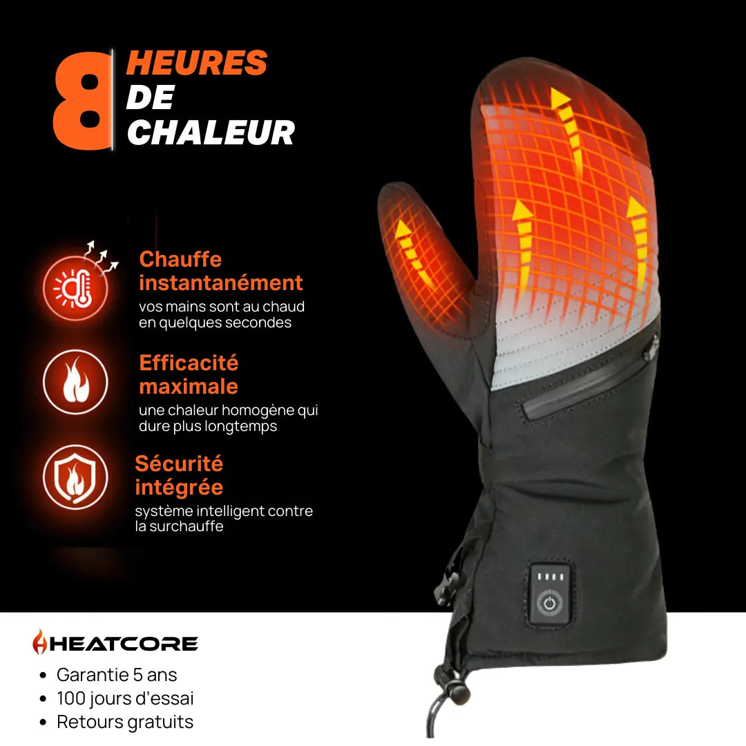 Heatcore™ Snow M1 – Gants Chauffants Grand Froid