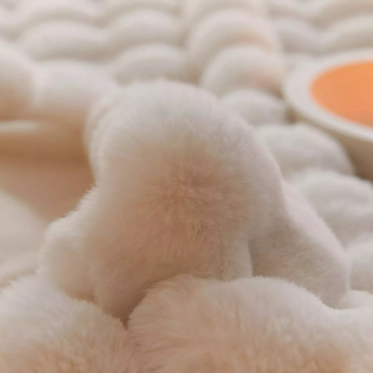 Plaid Chauffant Premium – Fausse Fourrure - Sable