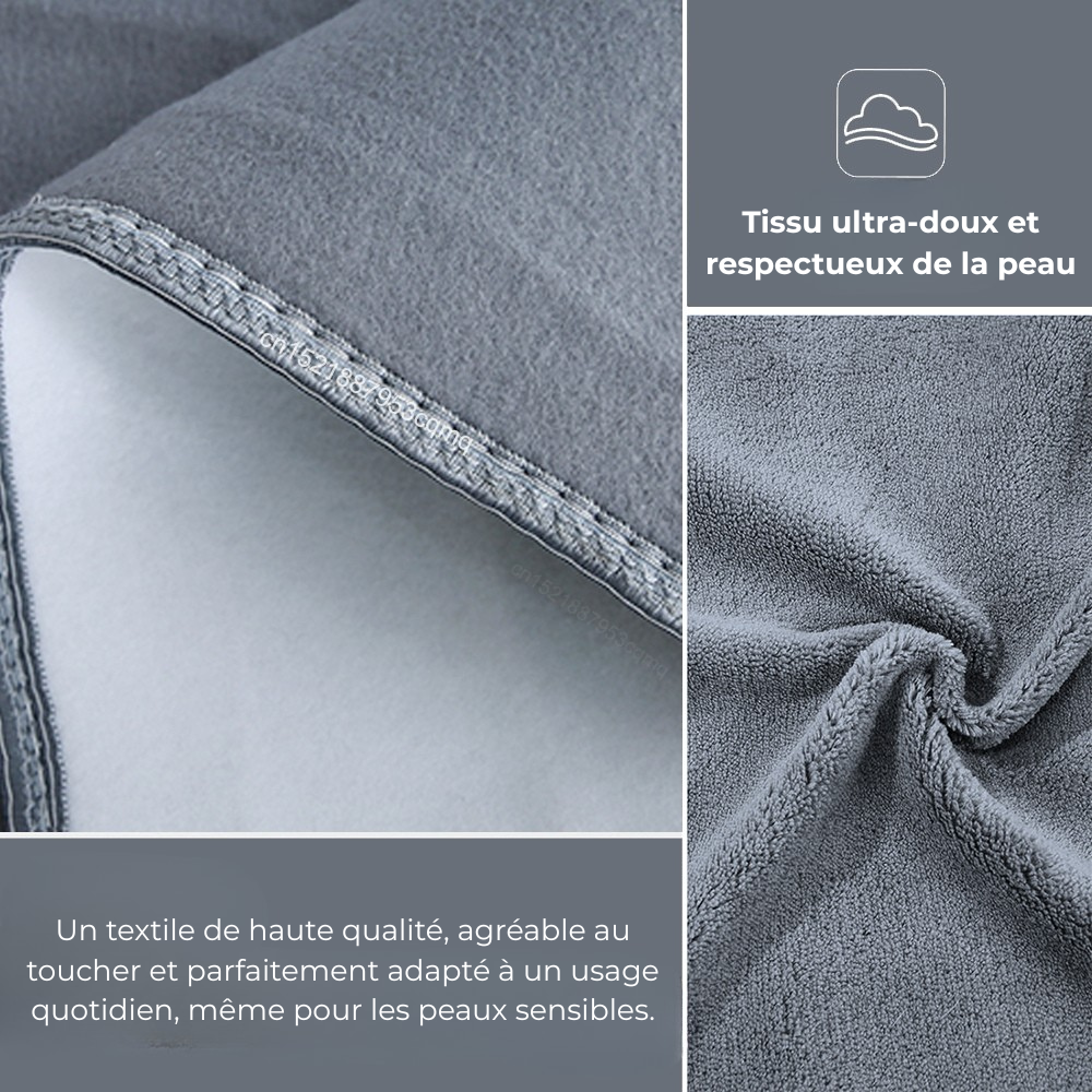 Couverture chauffante - Gris